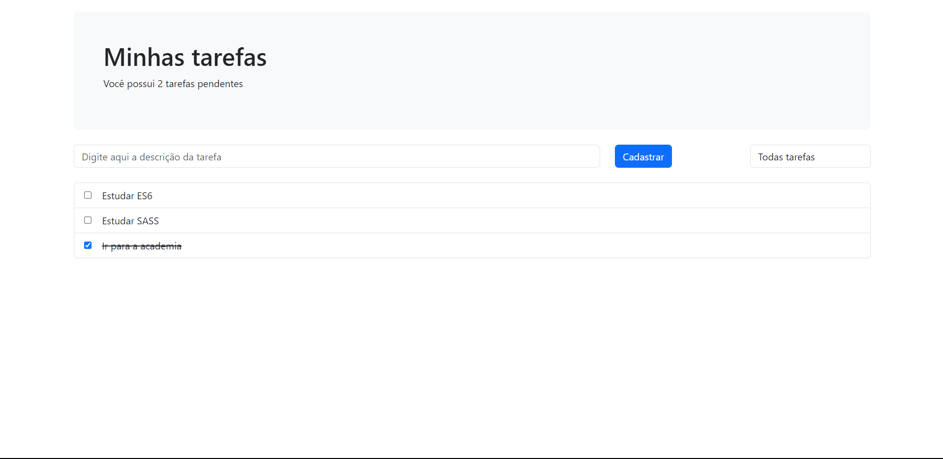 Gerenciador de Tarefas